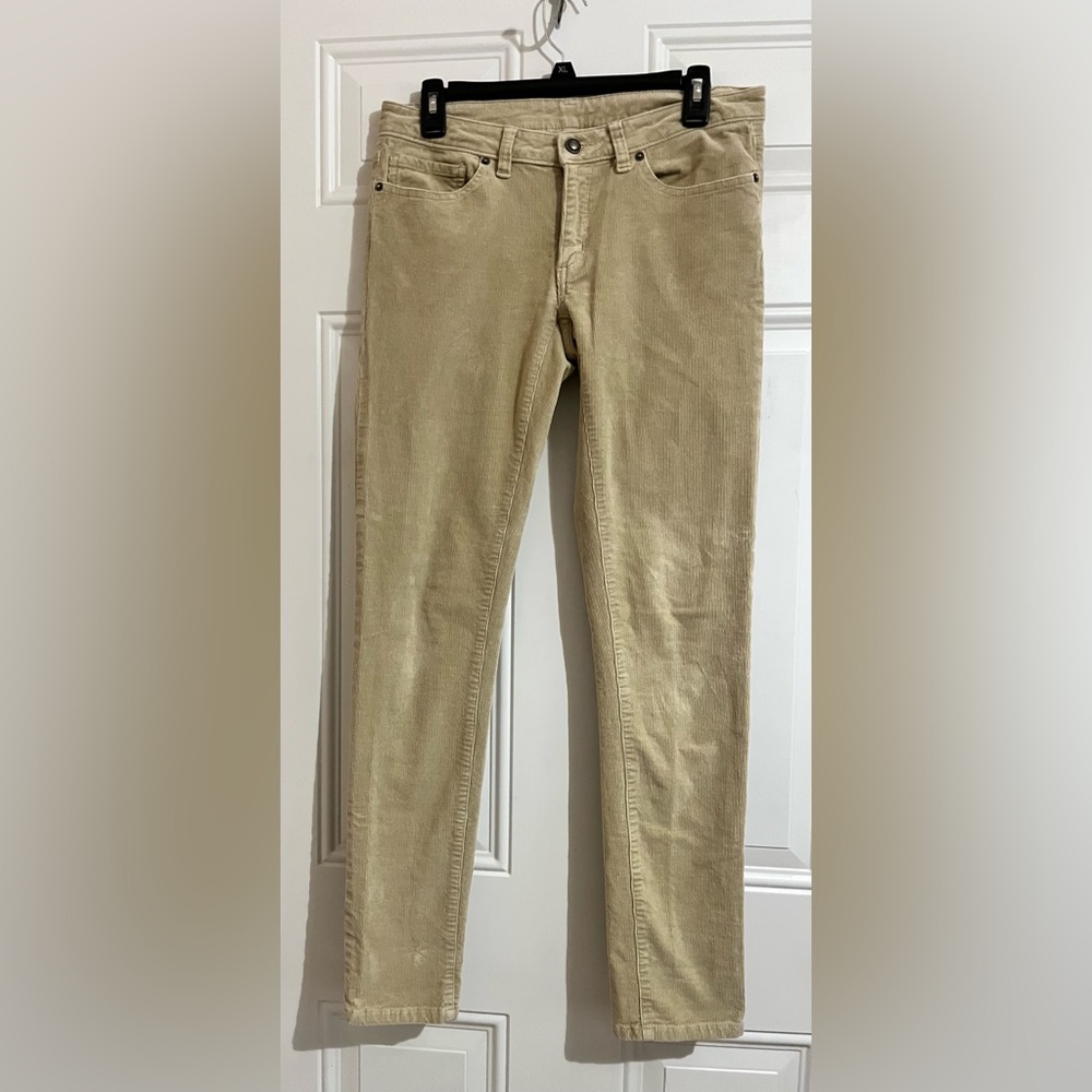 Patagonia Corduroy‎ Pants Women’s 29 Organic Cotton Stretch Khaki Beige Outdoor